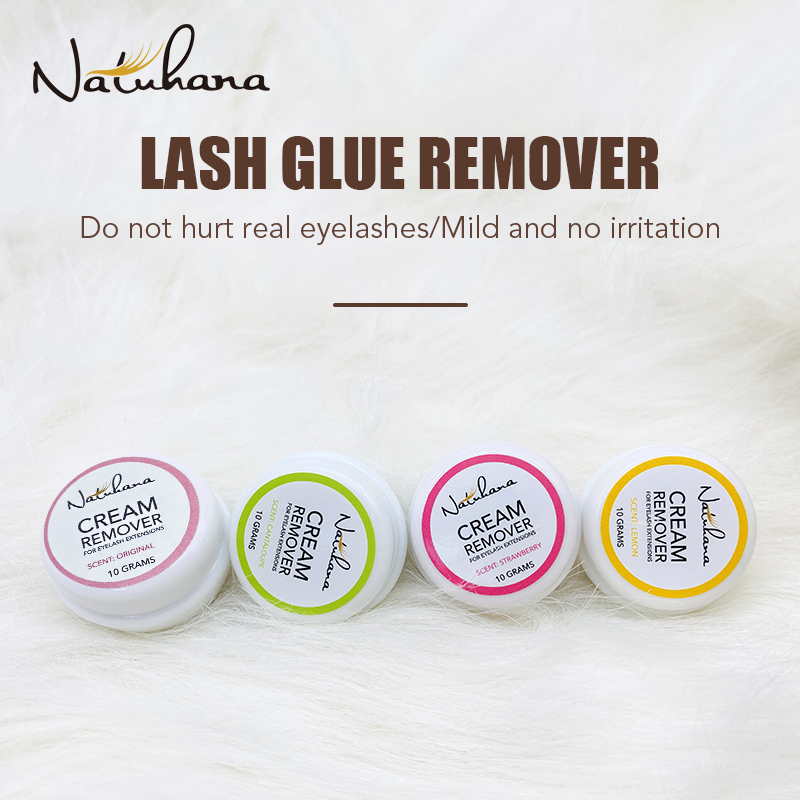 Eyelash Extension Glue Remover - NATUHANA Professional Lash Glue Remover Cream