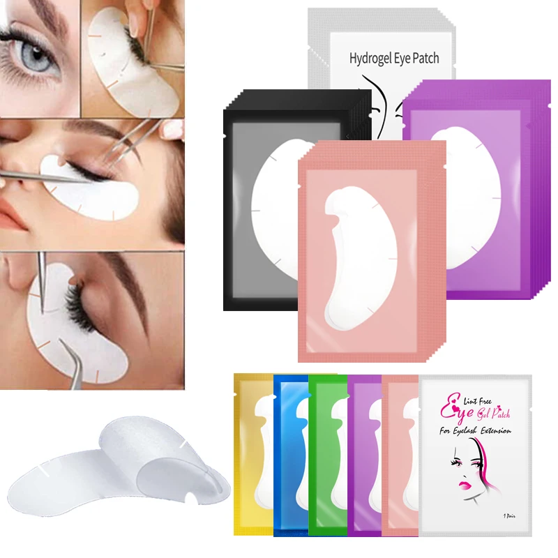 Eyelash Extension Eye Mask - 50/100PCS U Shape Eyelash Pads Grafted
