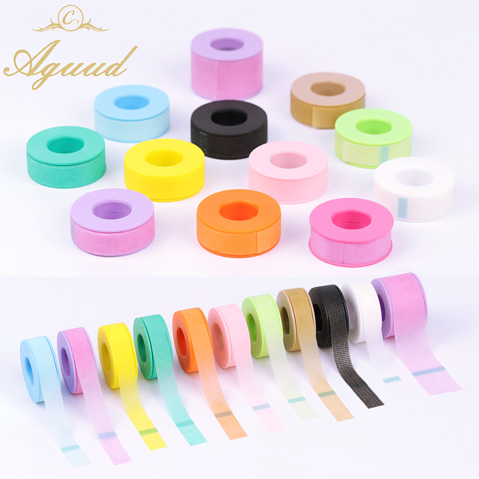Eyelash Extension Eye Mask - 1/5 Pcs Non-Woven Silicone Gel Tape