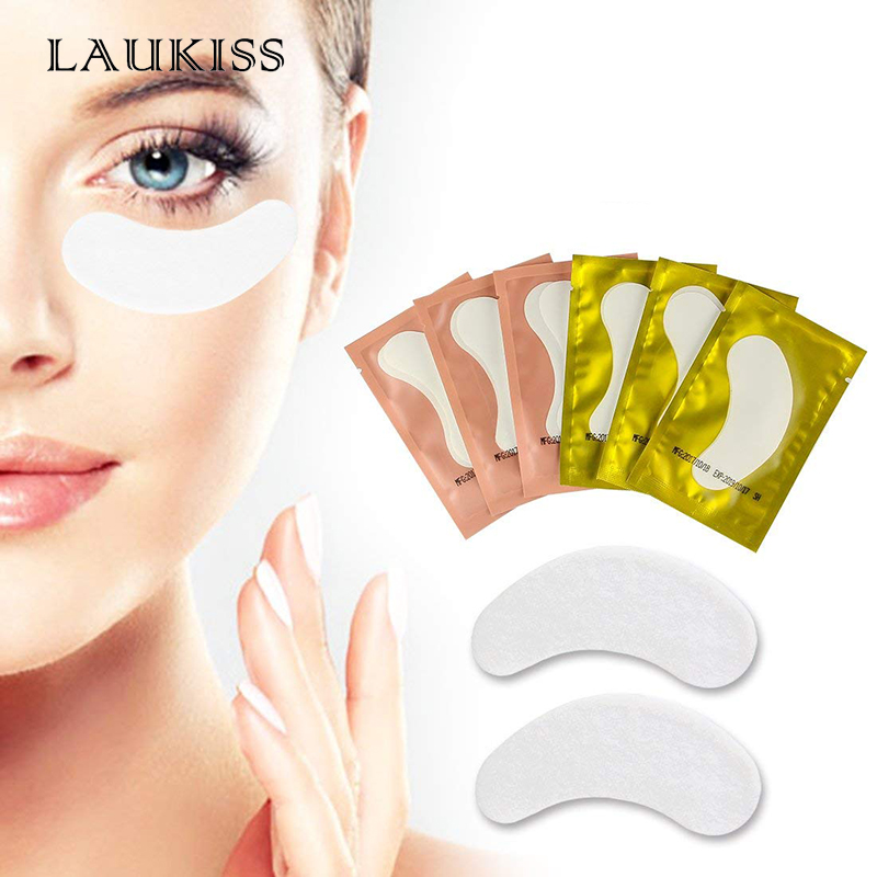 Laukiss 50/100/200Pairs Eyelas - Eyelash Extension Eye Mask ulasan dan harga