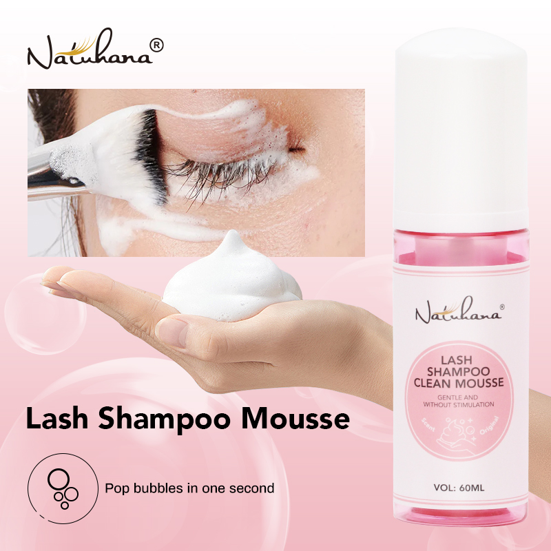 NATUAHANA 60ml Lash Shampoo Fo - Eyelash Extension No 9 ulasan dan harga