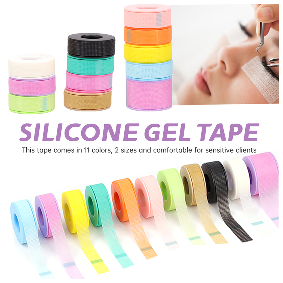 Silicone Gel Tape for Cilia Pa - Eyelash Extension Eye Mask ulasan dan harga