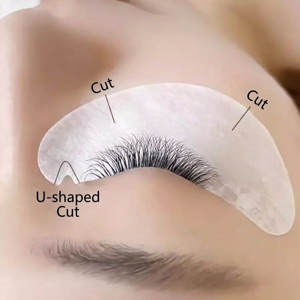 50 Pairs U-Shaped Under Eye Pa - Eyelash Extension Eye Mask ulasan dan harga