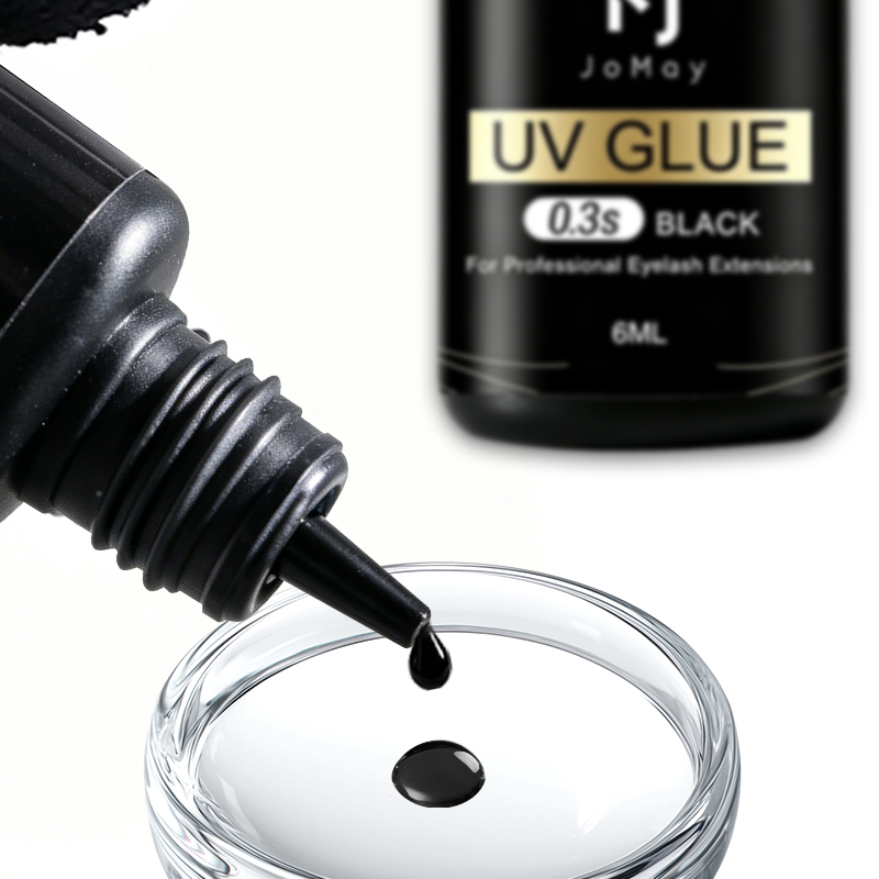 JOMAY Black Clear Purple UV Ey - Sensitive Lash Glue ulasan dan harga