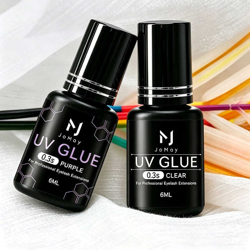 JOMAY Black Clear Purple UV Ey - Sensitive Lash Glue ulasan dan harga