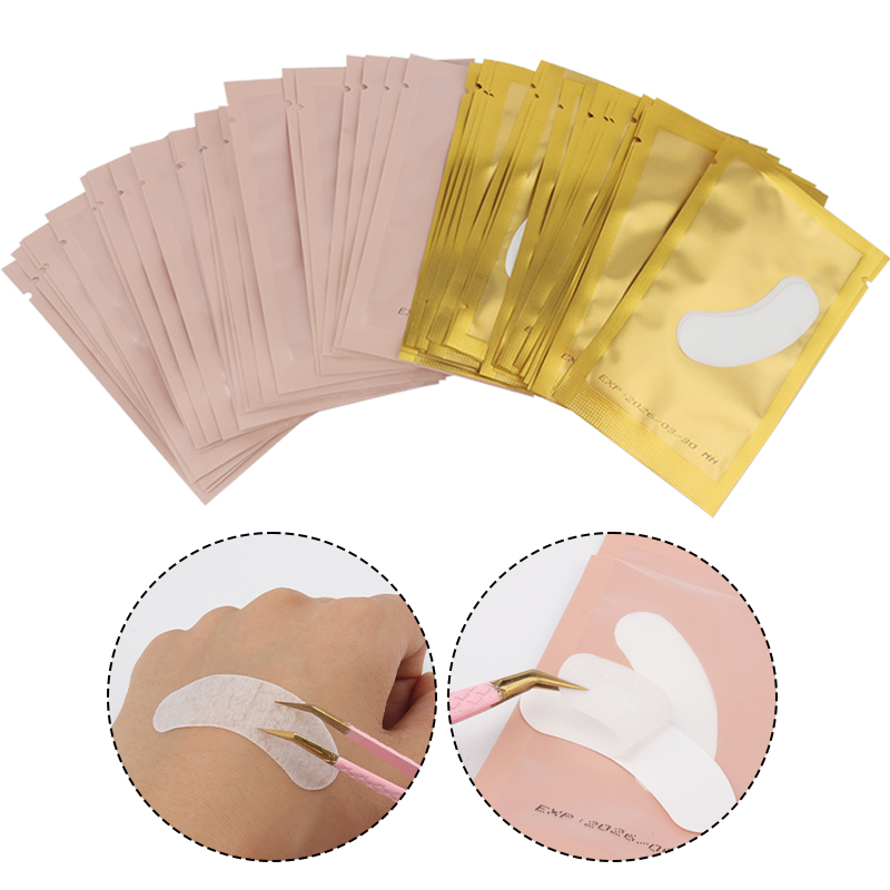 50 Pairs Eye Patches Under Eye - Eyelash Extension Eye Mask ulasan dan harga