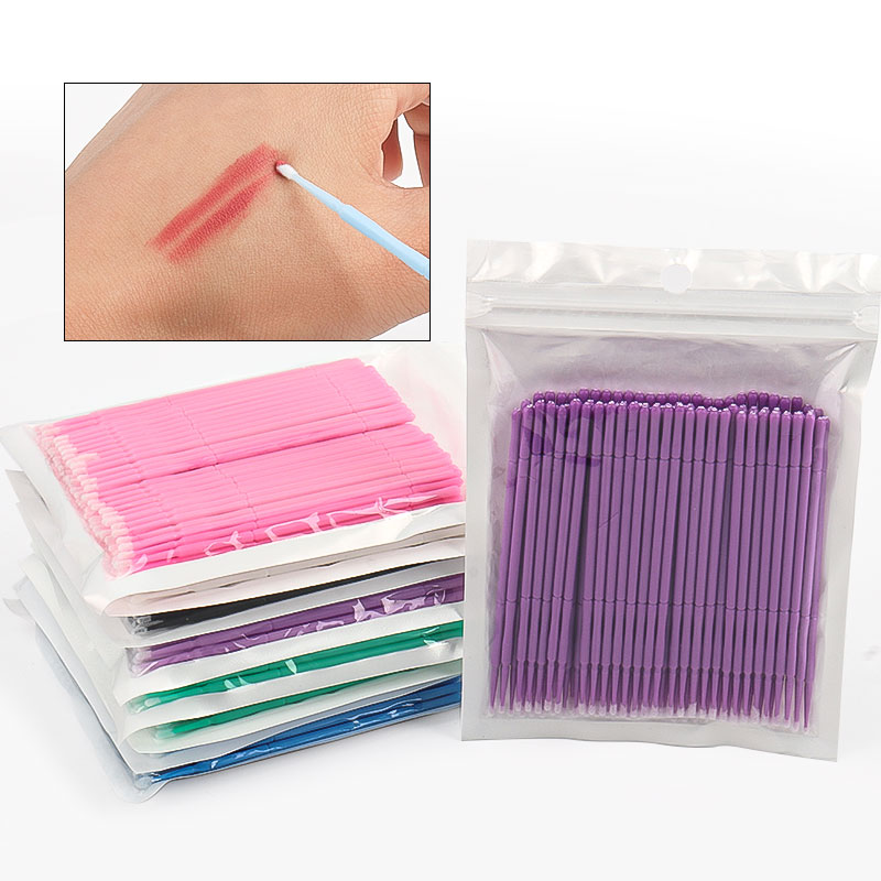 100PCS/Bag Bamboo Eyelash Exte - Eyelash Extension Glue Remover ulasan dan harga