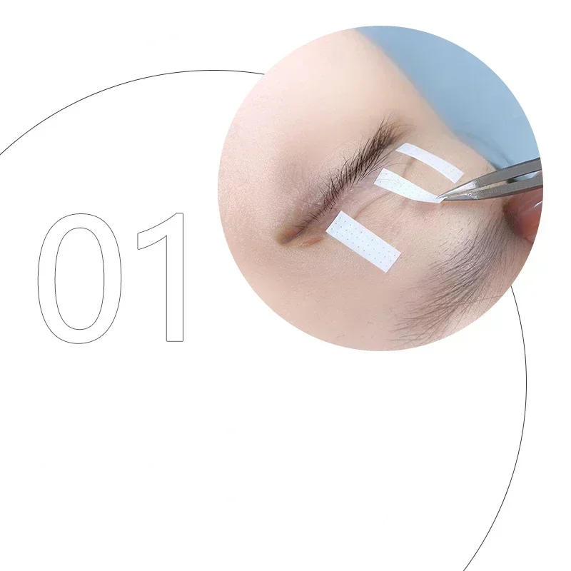 4MM Eyelash Lifting Tape Breat - Eyelash Extension Eye Mask ulasan dan harga
