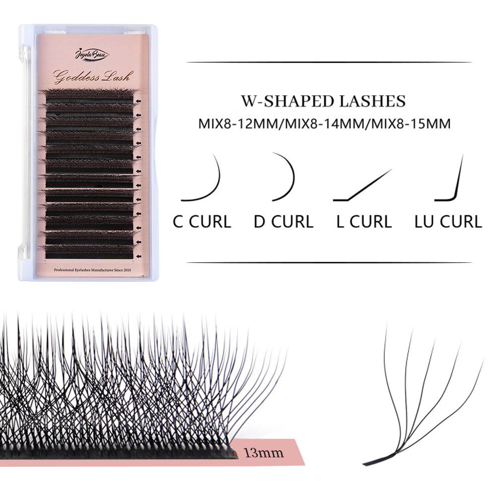 Goddess W3D 4D 5D M Curl Eyela - Eyelash Extension Volume Styles ulasan dan harga