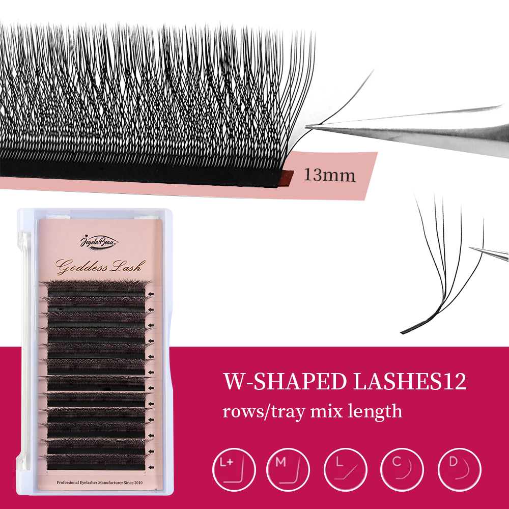 Goddess W3D 4D 5D M Curl Eyela - Eyelash Extension Volume Styles ulasan dan harga