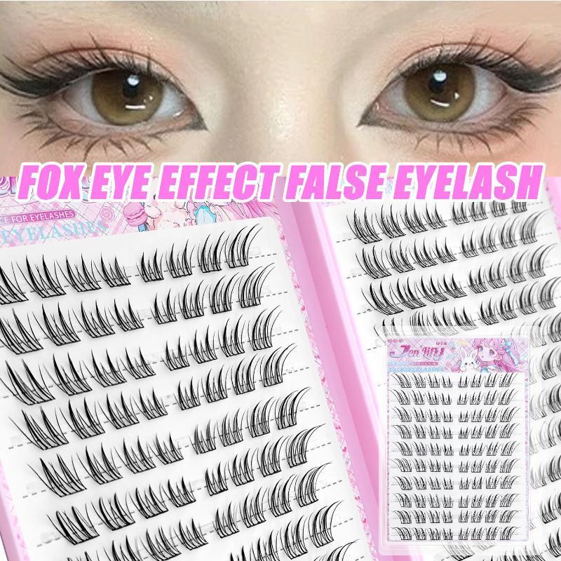 Glue Free Fox Eye False Eyelas - Sensitive Lash Glue ulasan dan harga