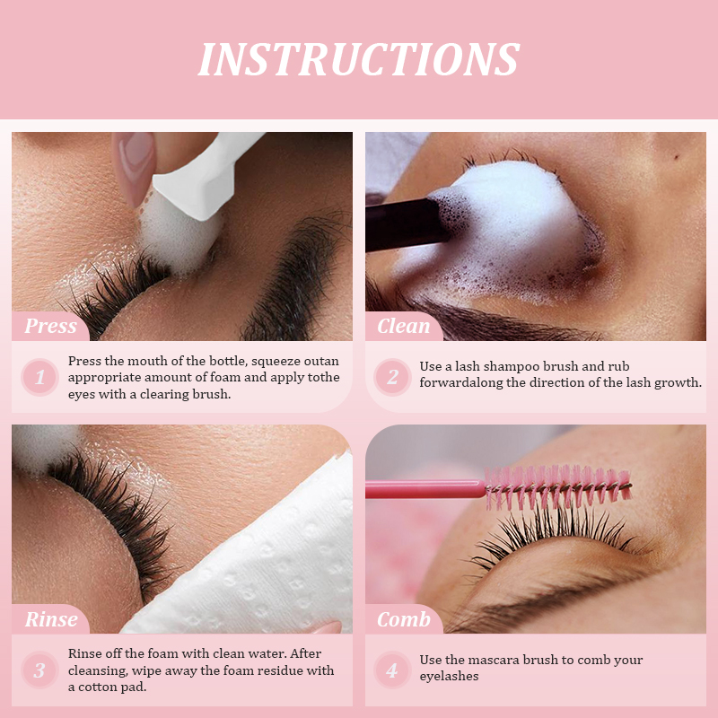 NATUHANA 60ml Gentle Lash Clea - Eyelash Extension No 9 ulasan dan harga