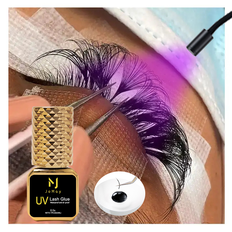 JOMAY Black UV Lash Glue 0.5S  - Sensitive Lash Glue ulasan dan harga