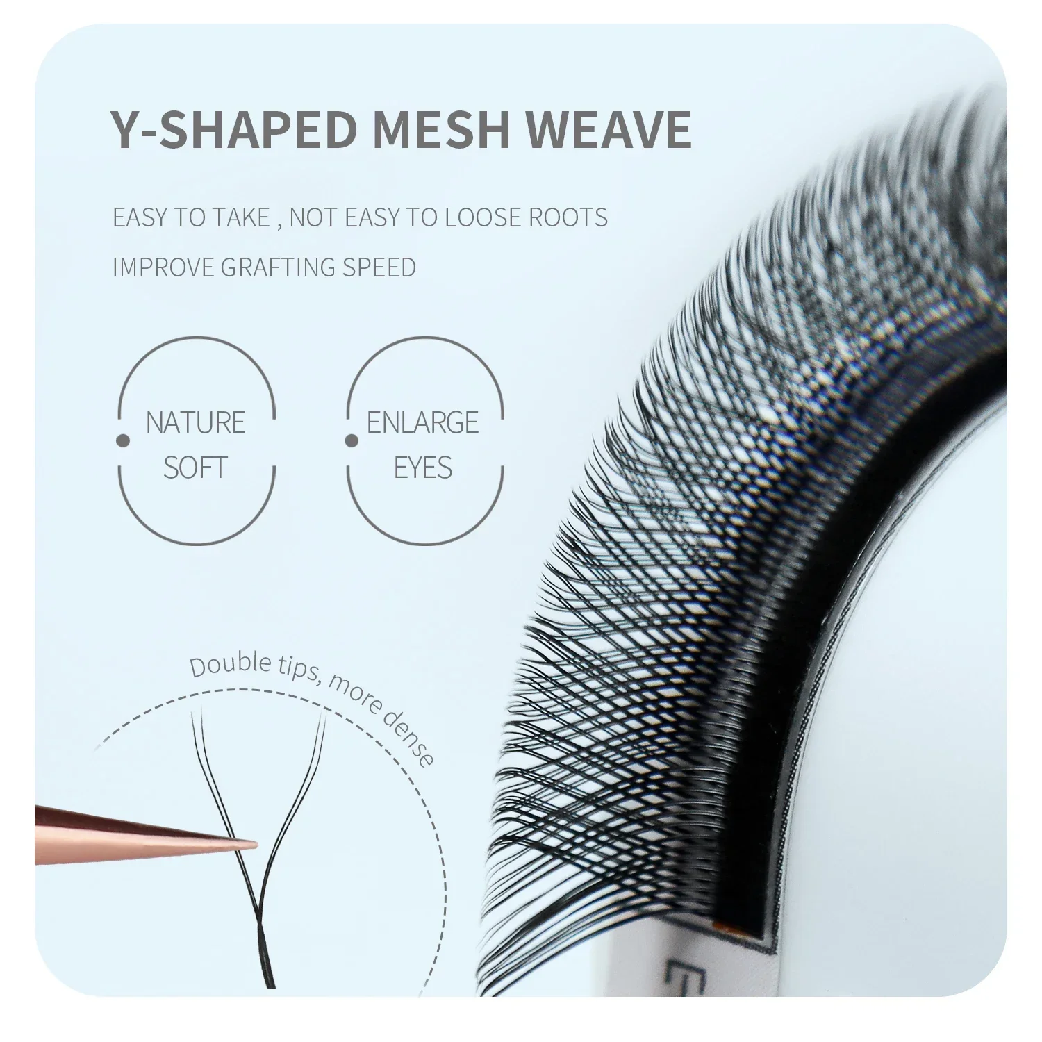 ANNAFRIS Brown W Shape Lash Ex - Eyelash Extension Yelix ulasan dan harga