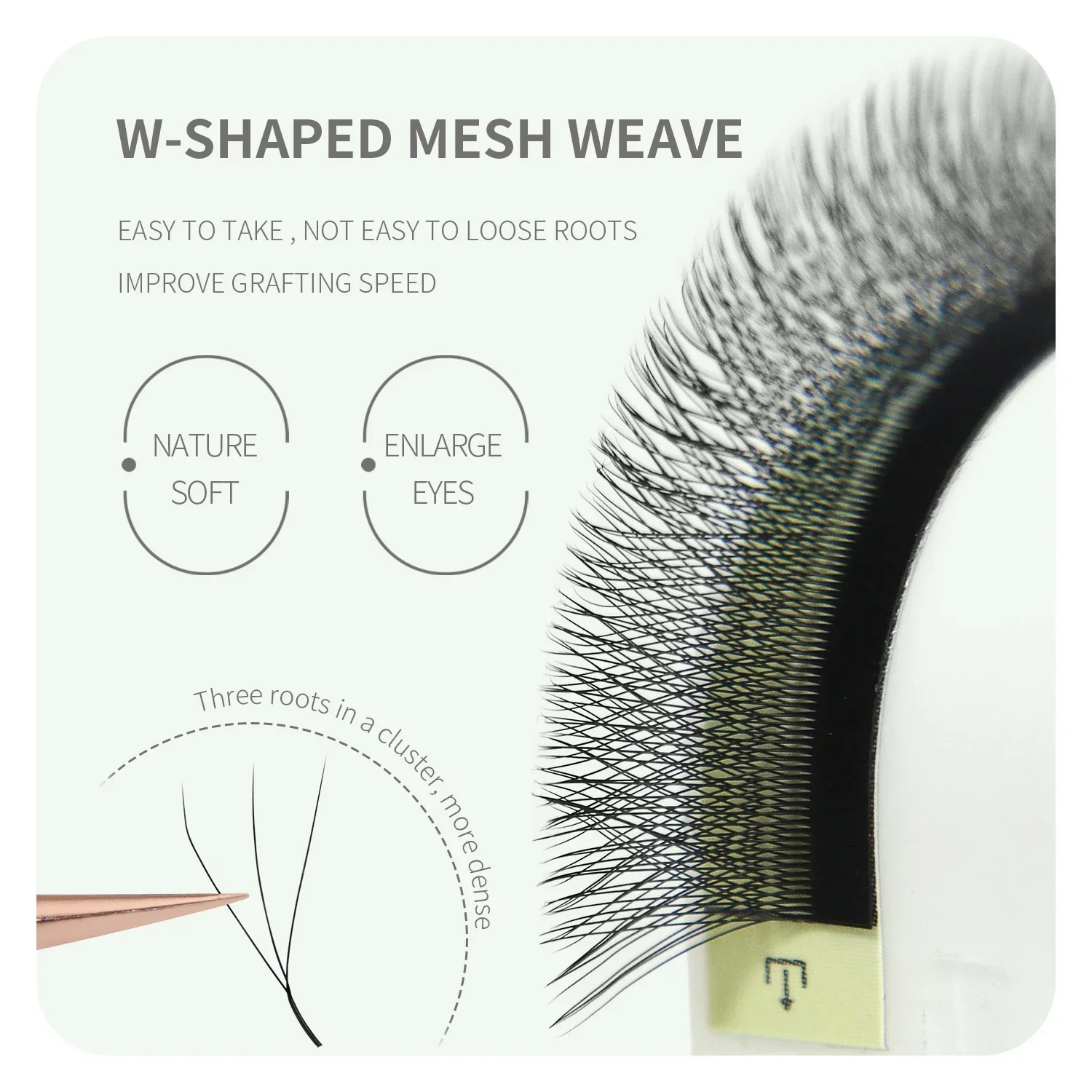 ANNAFRIS Brown W Shape Lash Ex - Eyelash Extension Yelix ulasan dan harga