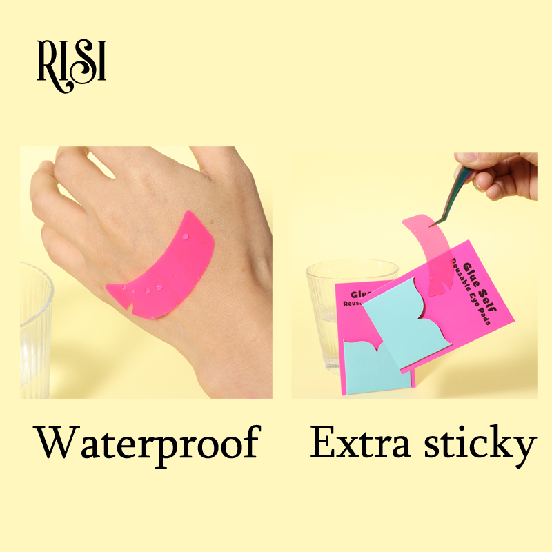 RISI Super Sticky Silicone Eye - Eyelash Extension Eye Mask ulasan dan harga