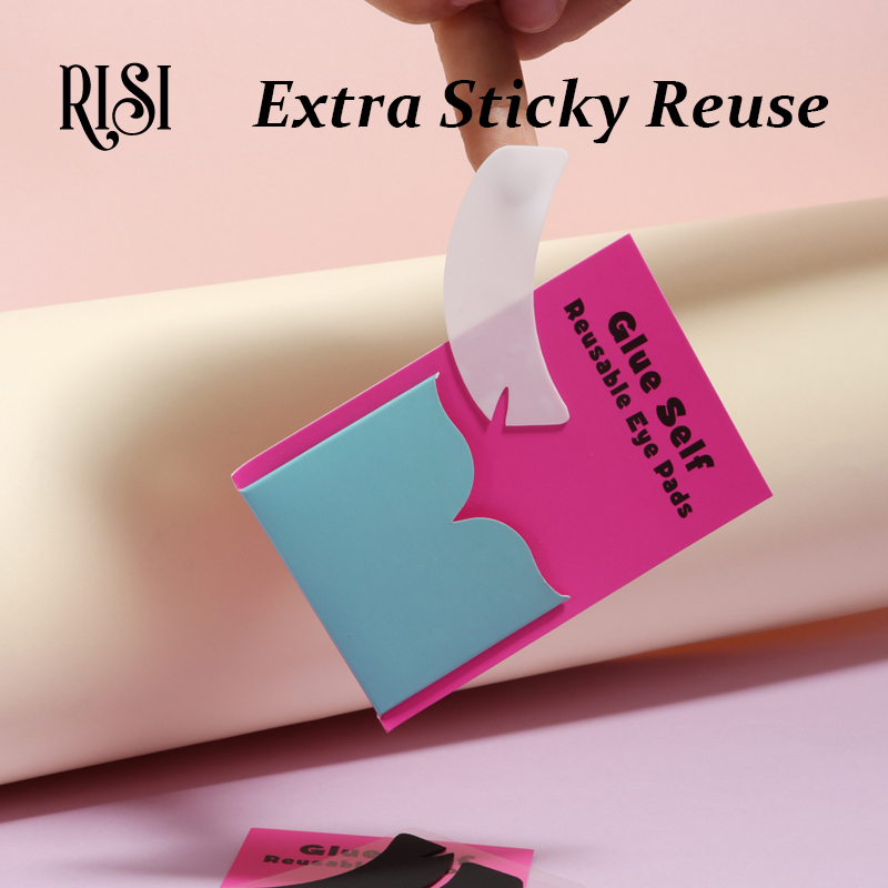 RISI Super Sticky Silicone Eye - Eyelash Extension Eye Mask ulasan dan harga
