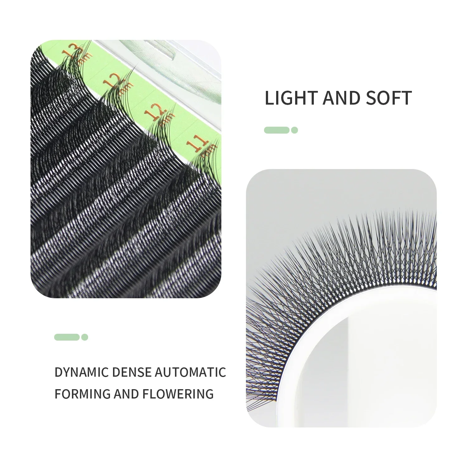 GLAMLASH 3D W Three-Core Shape - Eyelash Extension Volume Styles ulasan dan harga
