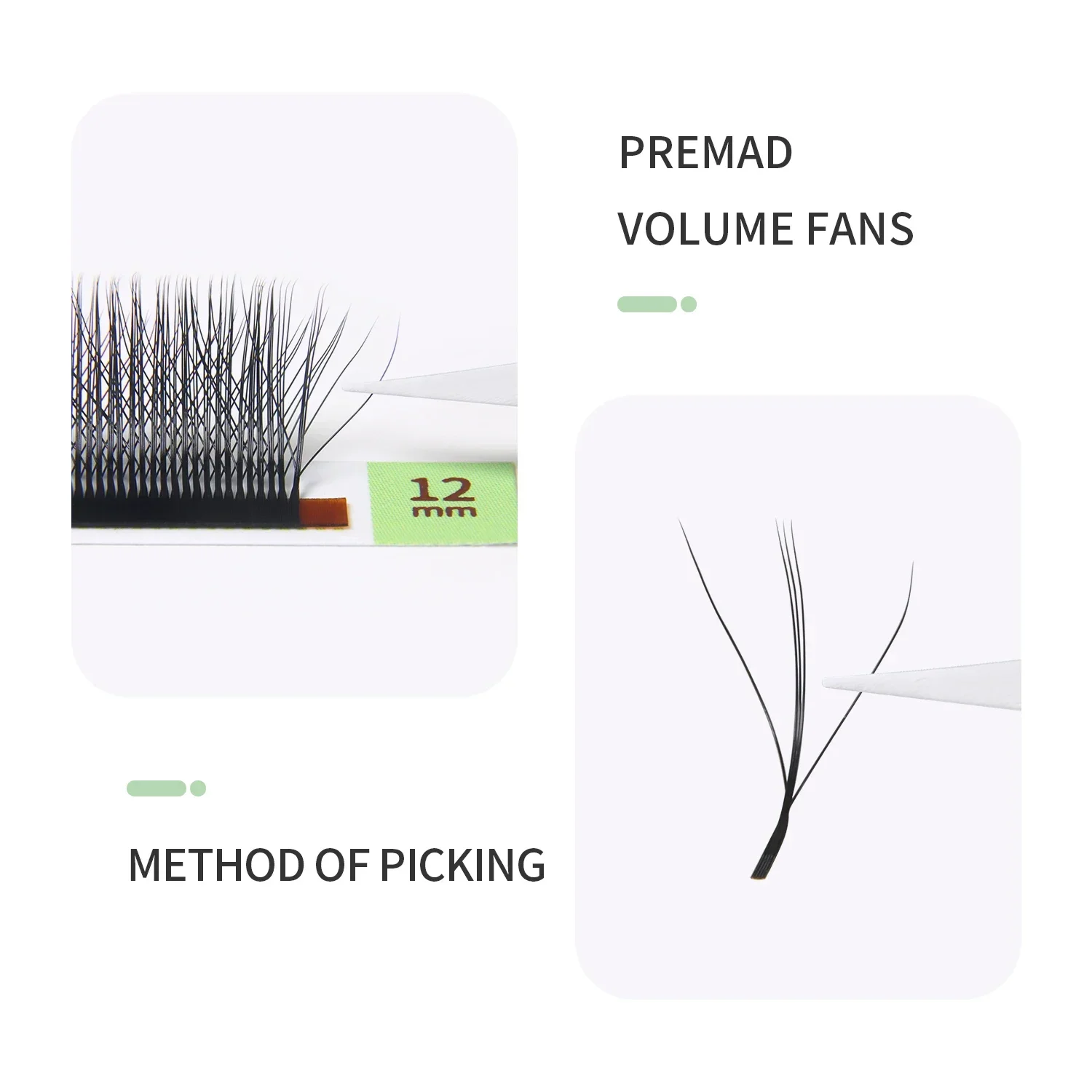GLAMLASH 3D W Three-Core Shape - Eyelash Extension Volume Styles ulasan dan harga