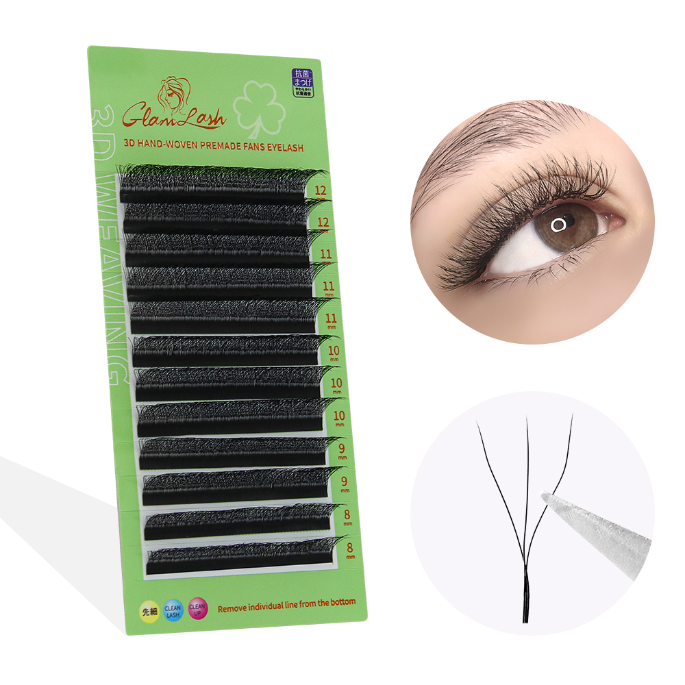 GLAMLASH W Shape Eyelash Exten - Eyelash Extension Volume Styles ulasan dan harga