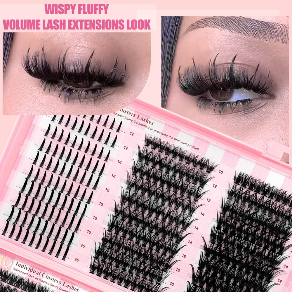 9-16mm Length False Eyelashes  - Eyelash Extension Volume Styles ulasan dan harga