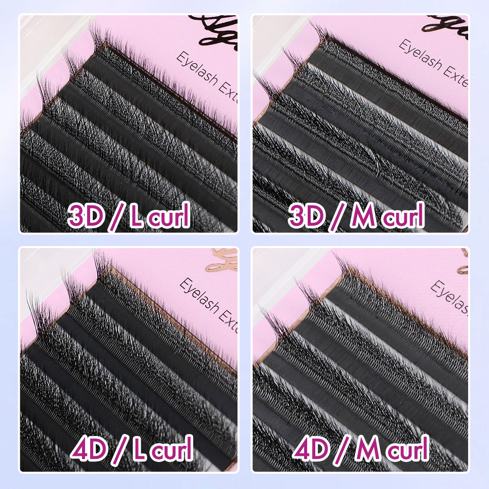 AGUUD L M W Shape Lashes 3D Cl - Eyelash Extension Yelix ulasan dan harga