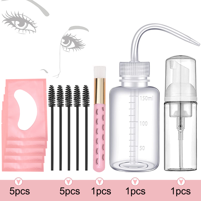 13Pcs Eyelash Extension Cleani - Eyelash Extension Eye Mask ulasan dan harga