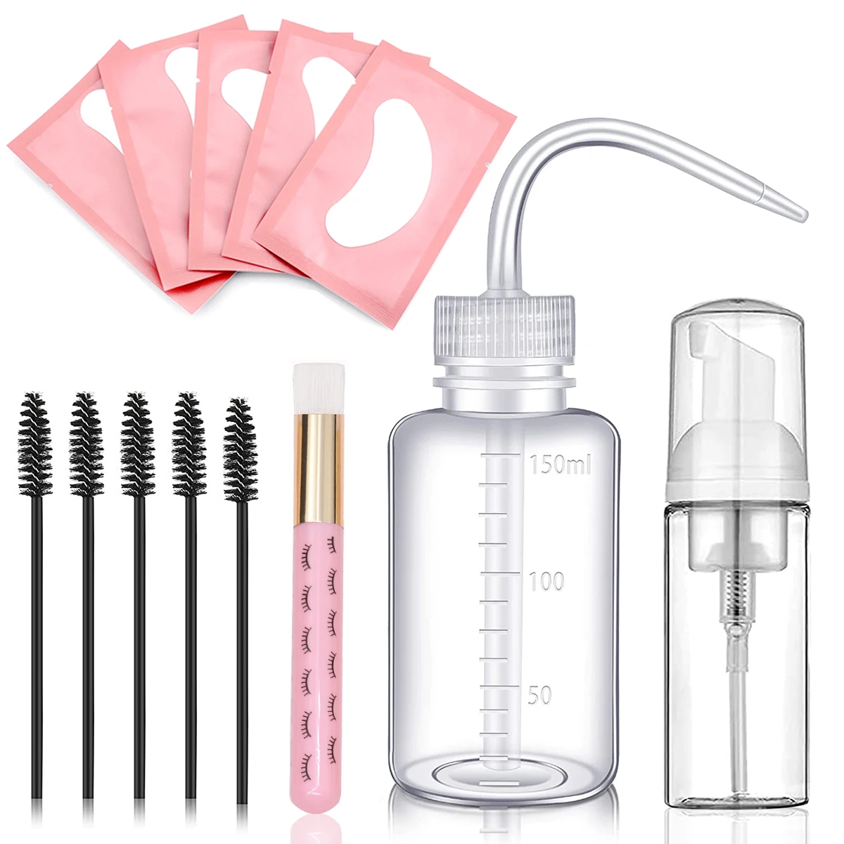 13Pcs Eyelash Extension Cleani - Eyelash Extension Eye Mask ulasan dan harga