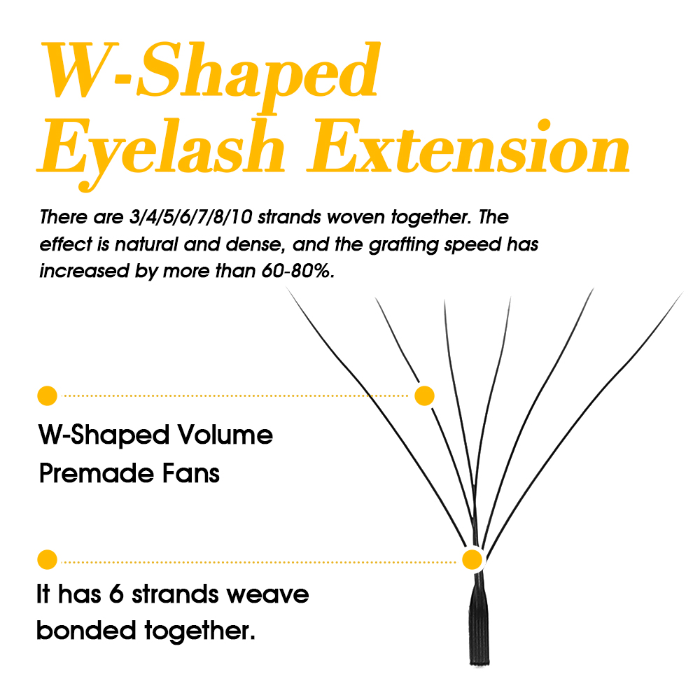 MASSCAKU W Shape Bloom  Eyelas - Eyelash Extension Volume Styles ulasan dan harga