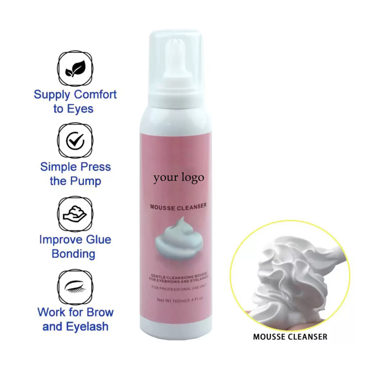 Factory Wholeasle Custom100ml  - Sensitive Lash Glue ulasan dan harga
