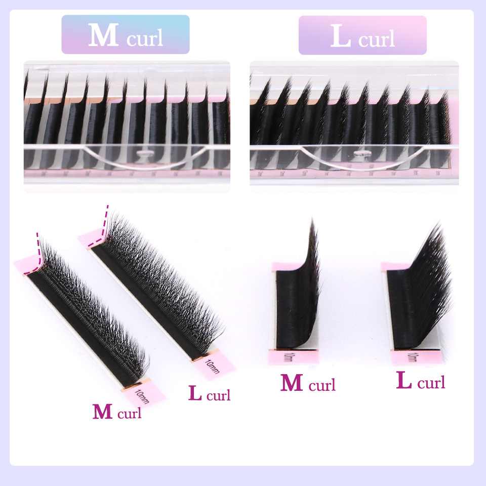 L M (LU ) Curl W Shape Eyelash - Eyelash Extension Yelix ulasan dan harga