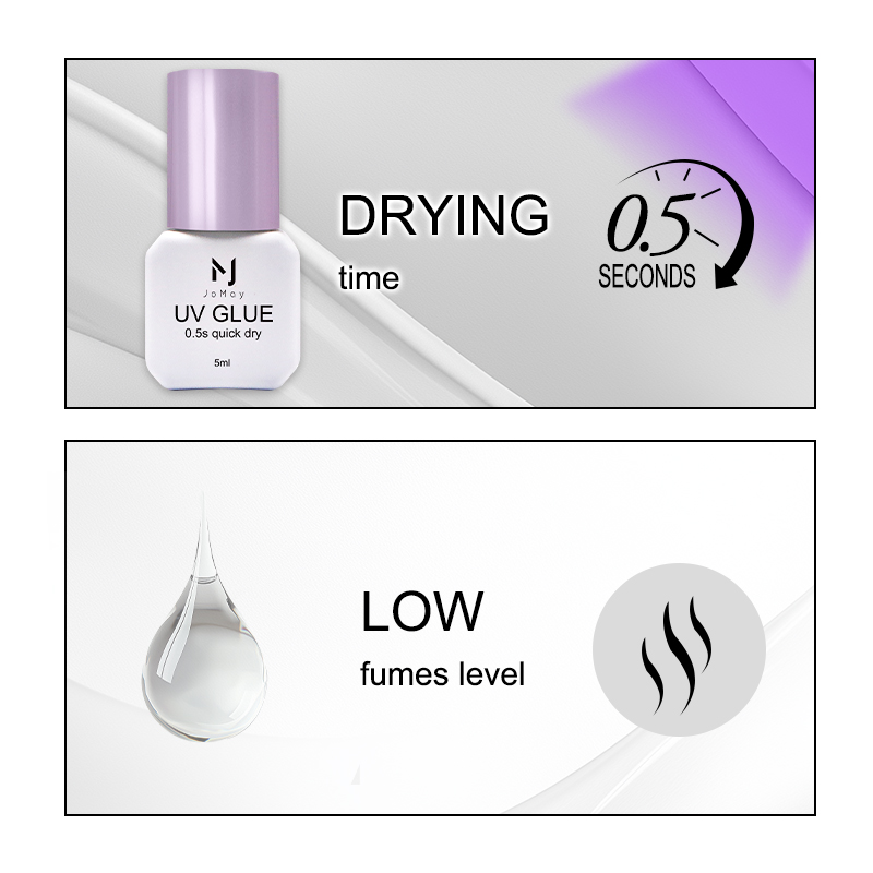 Super Fast Speed Up 0.5s UV La - Sensitive Lash Glue ulasan dan harga